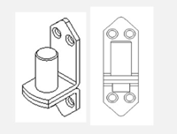 Waelbers Plaatduim 18 D1, blauw verzinkt (GV) m.4 gaten - 10 Stuk(s) - 813211.05 - thumbnail