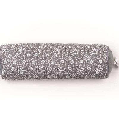 Polochon Kussen - TODAY - CHARME - Donkergrijze Capucine Print - 45 x 15 cm