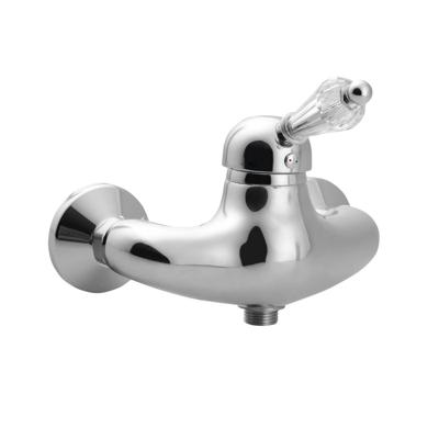 Opbouw Douchekraan Sapho Kirké Mengkraan Retro Kristal 1-hendel Chroom Sapho