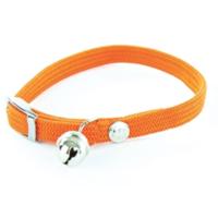Martin halsband kat elastisch nylon oranje - thumbnail