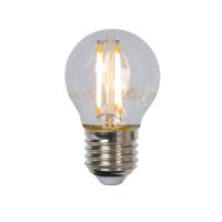 Lucide G45 - Filament lamp - Ø 4,5 cm - LED Dimb. - E27 - 1x4W 2700K - Transparant - thumbnail