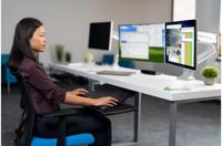 Kensington K55471EU flat panel bureau steun 81,3 cm (32 ) Doorvoer Zilver - thumbnail