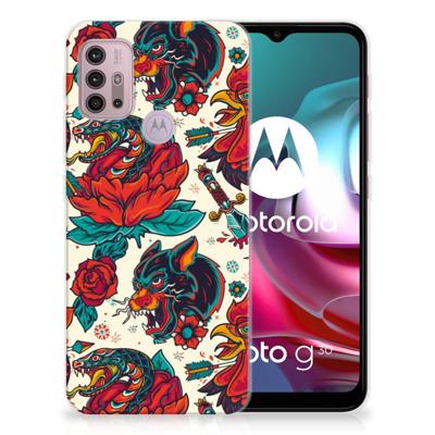 Siliconen Hoesje met foto voor Motorola Moto G30 | G10 Old Skool Siliconen Hoesje met foto voor Motorola Moto G30 | G10 Old Skool