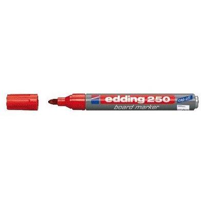 Whiteboardmarker edding 250 rond 1.5-3mm rood | 10 stuks