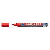 Whiteboardmarker edding 250 rond 1.5-3mm rood | 10 stuks - thumbnail
