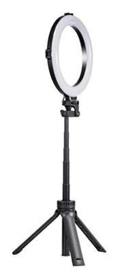 VIJIM Ringlamp met statief, telefoonhouder en bluetooth afstandsbediening