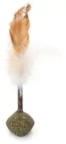 Beeztees catnip bal + Matatabi met veren kattenspeelgoed 16cm