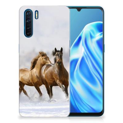 OPPO A91 | TPU Hoesje | Paarden