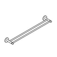 GROHE Essentials Handdoekhouder - 60cm - dubbel - supersteel 40802dc1 - thumbnail