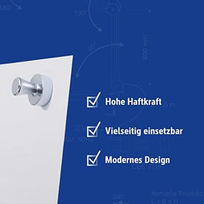 Maul Neodymium magneet (Ø x h) 32 mm x 33 mm Kegel Zilver 2 stuk(s) 6168996