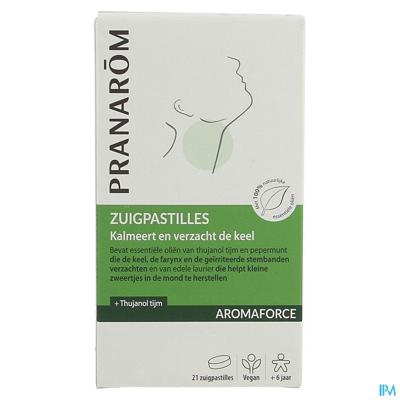 Pranarôm Aromaforce Verzachtende Zuigpastilles