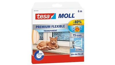 Tochtstrip tesamoll premium flexible 6mx9mm tr | 8 stuks