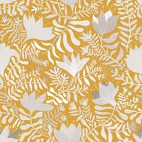Dutch Wallcoverings Lina - Brita Yellow - Geel - thumbnail