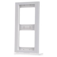 Berker K.1 afdekraam 2-voudig horizontaal polarwit