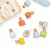 Classic World world houten schroefbord coordinatie spel, 27dlg. - thumbnail