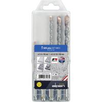 Alpen 0080705680100 Staal Beton-spiraalboren set 5 mm, 6 mm, 8 mm, 10 mm SDS-Plus 1 set(s) - thumbnail