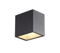 SLV SITRA CUBE 1002032 LED-buitenlamp (wand) 10 W Antraciet - thumbnail
