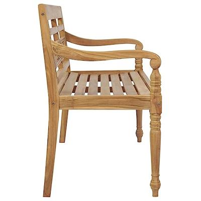 Batavia bank 120 cm teakhout Batavia bank 120 cm teakhout