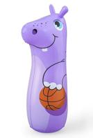 Opblaasbare boksbal met standaard voor kinderen Bestway dieren 89 cm - thumbnail