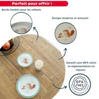 Mijn eerste magnetronmaaltijdset - THERMOBABY - Castor - Bord, kom, beker - thumbnail