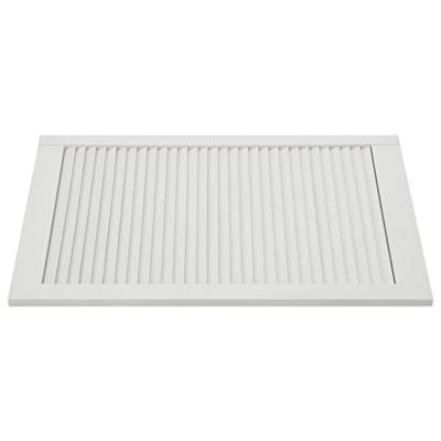 VidaXL Kastdeur met lamellen 69x39,4 cm massief grenenhout wit VidaXL Kastdeur met lamellen 69x39,4 cm massief grenenhout wit