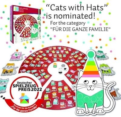 BS Toys poezen met hoeden kinderspel