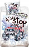 Monster Truck Never Stop Dekbedovertrek 140 x 200 cm 70 x 90 cm - 100% katoen - thumbnail