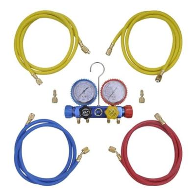 VidaXL Vacuümpomp 100 l/min met 4-voudige manometerset