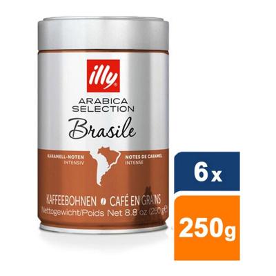 Illy - Arabica Selection Brazilië Bonen - 6x 250g Illy - Arabica Selection Brazilië Bonen - 6x 250g