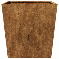 VidaXL Plantenbakken 2 st 50x50x50 cm weervast staal - thumbnail