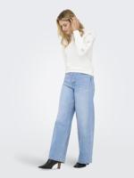 Only Onlfemme L/s Ub Swt Noos Sweater Cloud Dancer - thumbnail