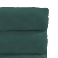 Eetkamerstoelen 2 st fluweel donkergroen - thumbnail