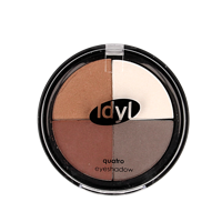 Idyl Eyeshadow quatro CES 105 bruin/grijs/wit 1 Stuks - thumbnail