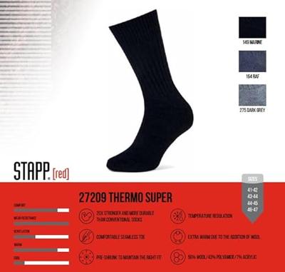 Thermo wollen sokken - Super - Duurzame stevige sokken