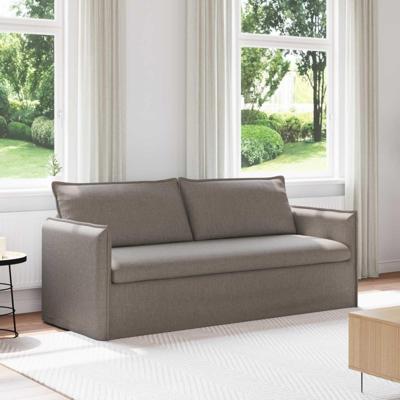 Bank Taupe 195 x 82 x 85 cm Metaal Bank Taupe 195 x 82 x 85 cm Metaal