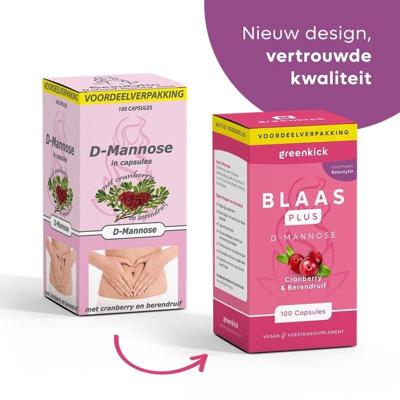 Greenkick Blaas Plus D-mannose Cranberry & Berendruif