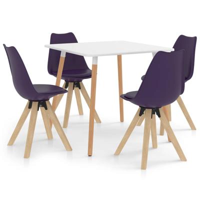 Vidaxl 5-delige Eethoek Lila Vidaxl 5-delige Eethoek Lila