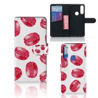 Alcatel 1S 2020 | Book Cover | Pink Macarons | Portemonnee hoesje - thumbnail