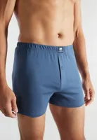 2-pak wijde heren boxershorts - 2675 - Losse boxerhort mannen - 100% katoen - XL - Blauw - Onderbroek heren heren heren heren heren heren heren - thumbnail
