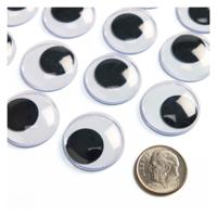 Colorations - zwarte wiebeloogjes, 100st. - thumbnail