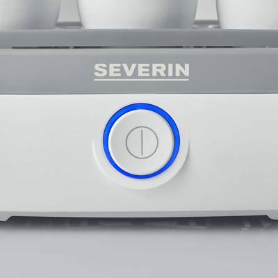 Severin EK 3164 Eierkoker Met maatbeker, Met eierprikker, BPA-vrij Wit, Grijs