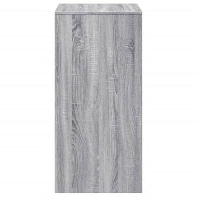Bartafel 51x50x103,5 cm bewerkt hout grijs sonoma eikenkleurig