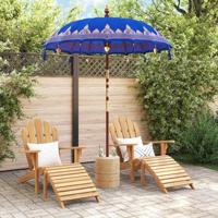 Parasol Anders Blauw x 250 cm - thumbnail