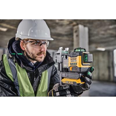 DeWALT DCLE34031N 3x360° Compacte kruislijnlaser groen 18V XR Basic Body in koffer - thumbnail
