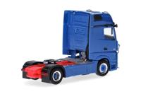 Herpa 311533-005 H0 Vrachtwagen Mercedes Benz Actros Gigaspace Solotrekmachine 2-assige met lampenbeugel en bescherming tegen bumper, zangblauw - thumbnail