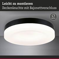 Paulmann 96778 Amalie LED-plafondlamp LED 16 W Zwart (mat) - thumbnail