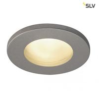 SLV InbouwspotDolix Out GU10 Round voor buiten zilvergrijs - 1001167 - thumbnail