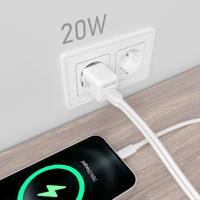 Oplader Aisens ASCH-20W2P010-W Wit 20 W (1 Stuks) - thumbnail