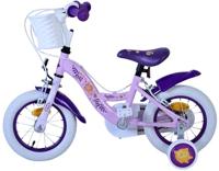 Wunsch Disney wish kinderfiets - meisjes - 12 inch - paars - twee handremmen - thumbnail