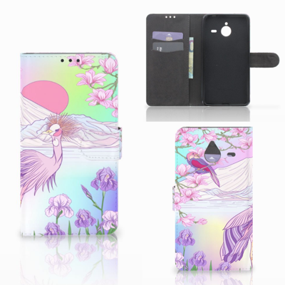 Microsoft Lumia 640 XL Telefoonhoesje met Pasjes Bird